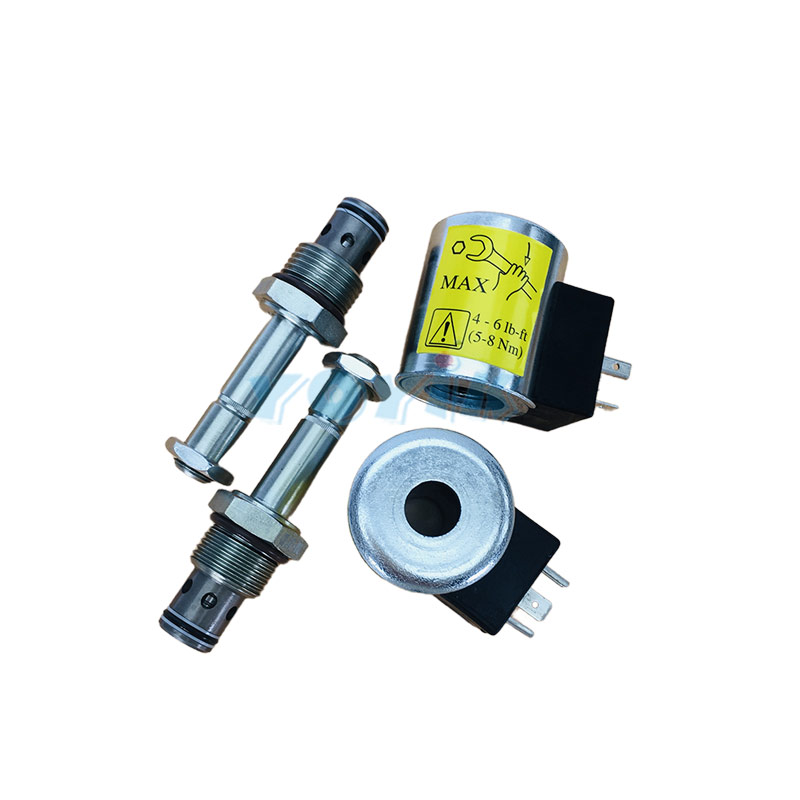 线圈300AA00126A 电压240VAC 配套电磁阀杆安装于液压系统中