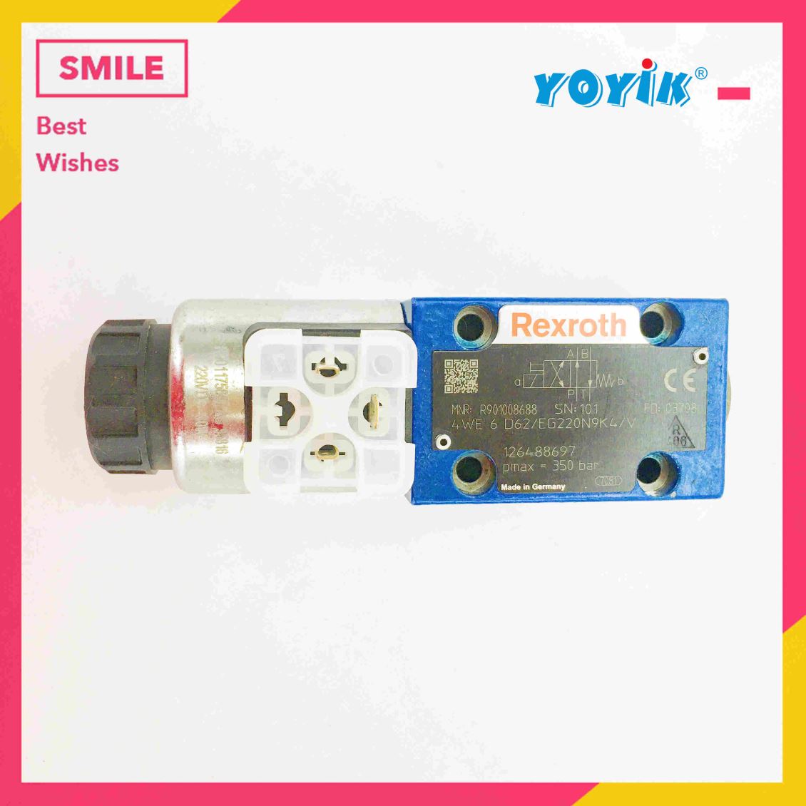 遮断电磁阀4WE10D33/CG220N9K4/V 力士乐德国原装插图1