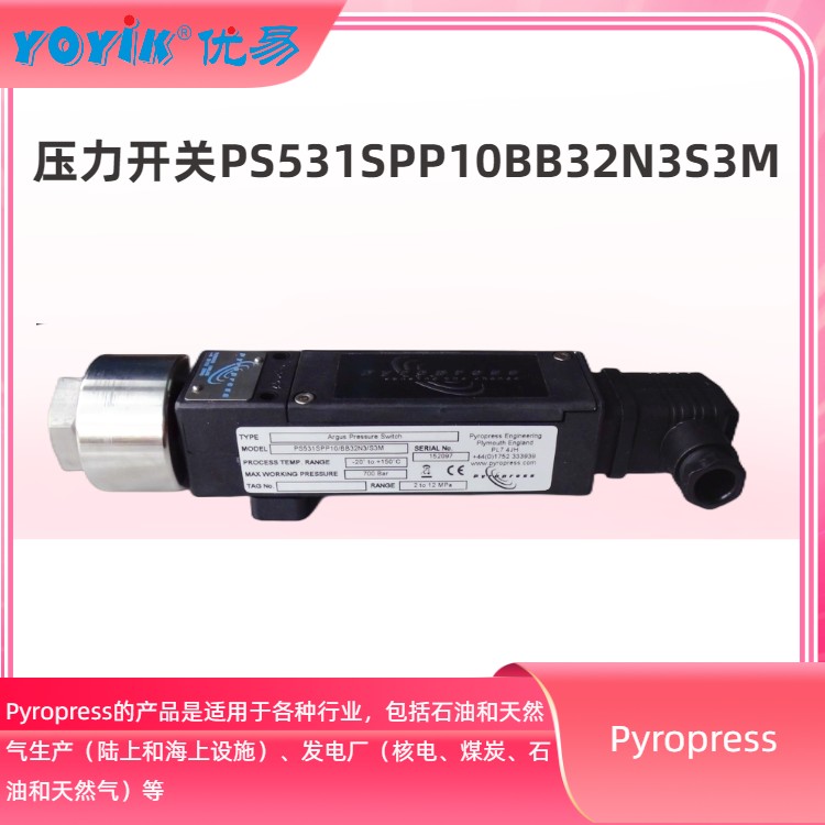 压力开关PS531SPP10/BB32N3/S3M产品说明插图3