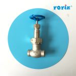 截止阀KHWJ25F1.6P 通过介质：氢气