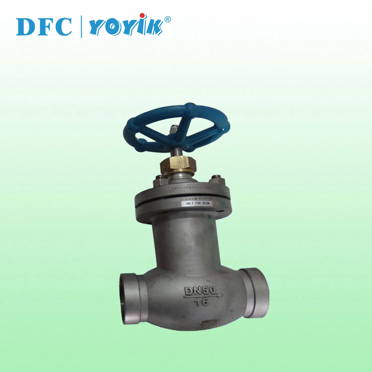 截止阀WJ50F1.6P 用于电厂氢系统氢气开启和关闭缩略图 截止阀WJ50F1.6P 用于电厂氢系统氢气开启和关闭