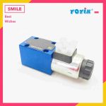 电磁阀4WE6D6X/EG220N9K4/V 主体包括阀体、电磁铁、阀芯、复位弹簧