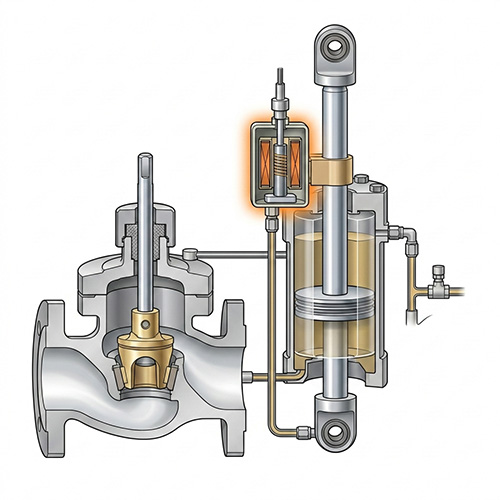 油动机阀门开度位移传感器